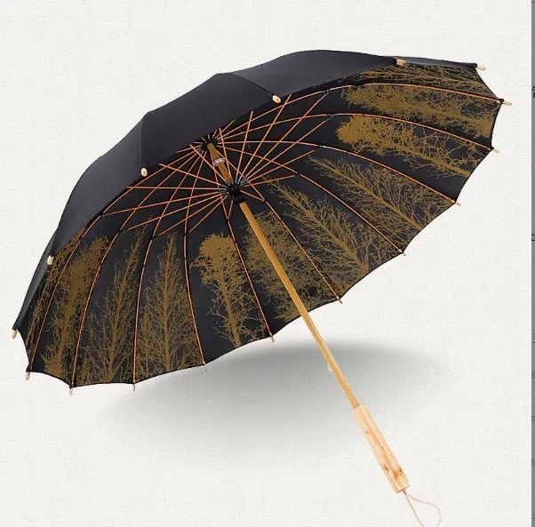 Amazon Parasol élégant en bois parapluie personnalisé Japon fantaisie parapluie mariage Vintage parapluie pour la décoration