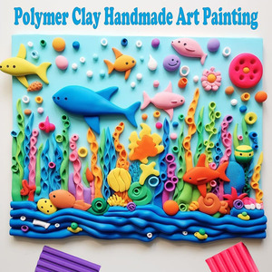 Meihui Art Modeling <strong>Clay</strong> Kit for Kids 50 Colors Non Sticky Reusable Polymer Creative DIY Soft <strong>Clay</strong> with Sculpting Tools - Product Image 3