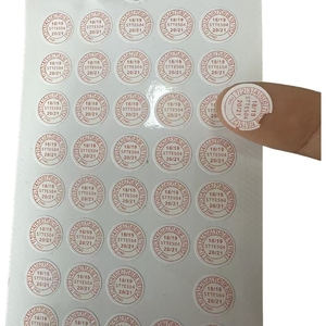 Factory Custom Size Screw Round <strong>Sticker</strong> Warranty Eggshell Labels Self Adhesive Security Labels Micro Labels Tamper Proof - Product Image 3