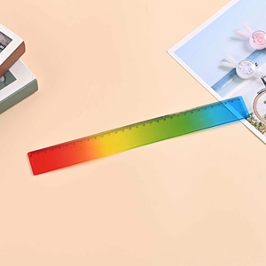 Tùy Chỉnh Acrylic Văn Phòng Cai Trị Trọng Lượng Nhẹ Dễ Dàng Để Sử Dụng Loại Cho Nhà Văn Phòng Sinh Viên Bàn Để Có Các Phép Đo - Product Image 1