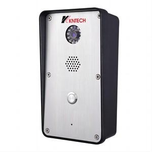 KNZD-47A VOIP <strong>Video</strong> Phone Sip Stations Camera Door Origin Aluminium CE <strong>Intercom</strong> IP55 Access control Door School Metro Railway - Product Image 1