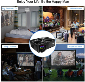 Competitive Price Cheerlux C9A 720p Android Wifi Smart Projector Lcd Led Beamer Connected Tv for Home <strong>Use</strong>