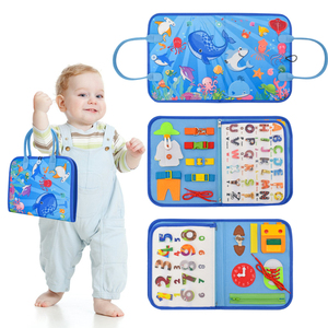 Customizable Felt Early Education Board Toddler Puzzle Early <strong>Learning</strong> Board Montessori <strong>Teaching</strong> Aids Portable <strong>Learning</strong> Board - Product Image 1