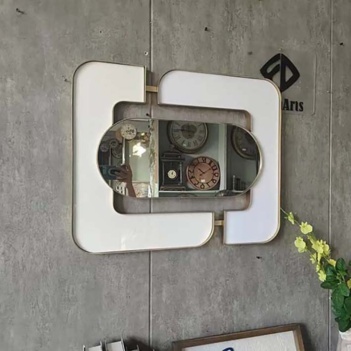 white Acrylic and black metal frame FUDA790-50X60