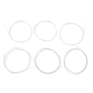 Corda di chitarra per chitarre classiche strumento musicale accessorio parte in bianco e nero