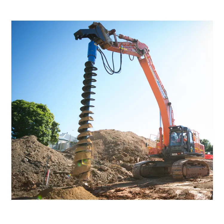 Mini furadeira escavadeira do fornecedor do furo do excavadeira fixação furadeira hidráulica da terra