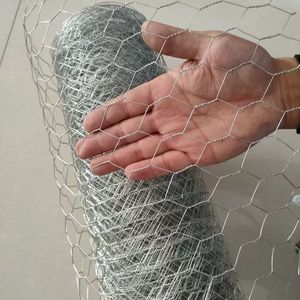 1/2 "verzinktes Stahldraht geflecht Zaunnetz Sechseckiges Draht geflecht für Paneel zaun Verzinktes Twisted Mesh Dekorativ gewebt - Product Image 2
