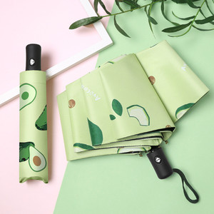 自动开合3折叠紧凑型防风伞，带定制标志新设计折叠伞 - Product Image 5