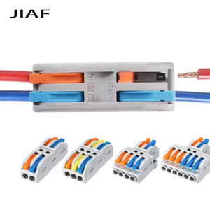 Conector conductor de cable rápido JIAF, bloque de terminales de empalme de 2/3 Pines, 1 entrada, salida múltiple con orificio de fijación - Product Image 3