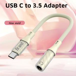 New Arrival <strong>3.5</strong> <strong>mm</strong> Female to Type C Jack 100% OEM Compatible Converter <strong>Audio</strong> <strong>Adapter</strong> for Phone Call Broadcast USB Key - Product Image 2