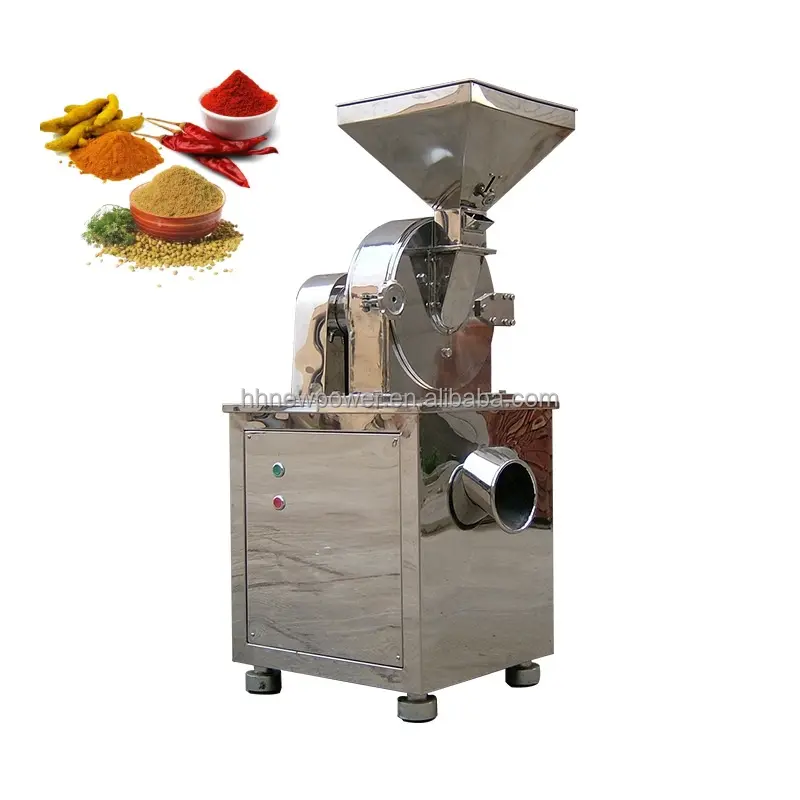 Mesin penghancur kacang singkong, mesin penghancur makanan dan rempah-rempah efisiensi tinggi mesin penghancur gula bubuk