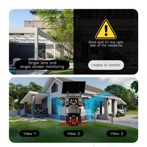 La migliore vendita all'aperto WiFi 4G sistema di sicurezza senza fili visione notturna IP Cam CCTV solare Sim Card-per la nuvola/scheda di memoria - Product Image 3