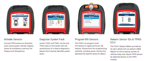 MaxiTPMS TS501 OBD2 Scanner strumento diagnostico TPMS sensori legge/cancella codici TPMS sistema 315/433Mhz TPMS strumento di programmazione TPMS - Product Image 6