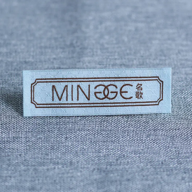 Logo personalizzato etichetta principale marchio morbido vestiti etichette making