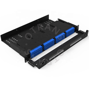 OTRANS 19インチ1Uデュアルファンクション光ファイバーパッチパネル144固定板金プロセスミストスプレーFTTH用 - Product Image 6