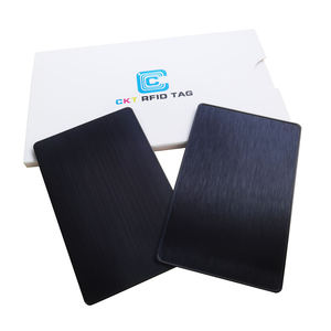 CKTRFID คีย์การ์ดโรงแรมแบบกำหนดเอง,Iso14443a 13.56Mhz ชิป Rfid แบบไร้สัมผัสสีดำขัดเงานามบัตร Nfc - Product Image 6