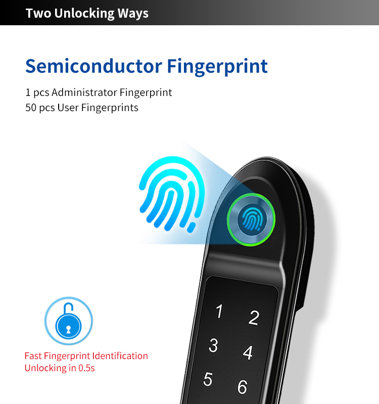 Tediton Fingerprint  Intelligent Electronic Lock for Cabinet Locker