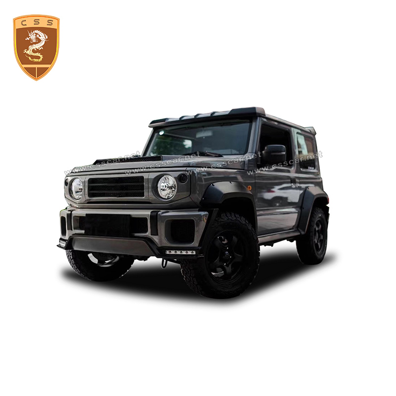 กันชนรถยนต์สไตล์ LB,ชุดกันชนรถยนต์ทำจากไฟเบอร์กลาสสำหรับ Suzuki Jimny