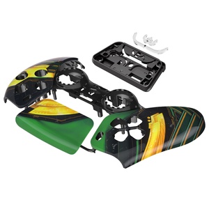 PS5コントローラーシェル用-eXtremeRateカスタムプリントフェイスプレートDIYスタイリッシュなカバー