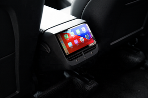 2023 Tesla Model Y Display posteriore interfaccia utente intrattenimento posteriore e schermo di controllo del clima - Product Image 5