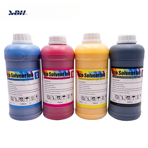 インクジェットプリンター用インク用1000ml低臭いエコ溶剤対応Dx5 Dx7 Dx11 XP600 Tx800デジタルプリンターT用 - Product Image 1
