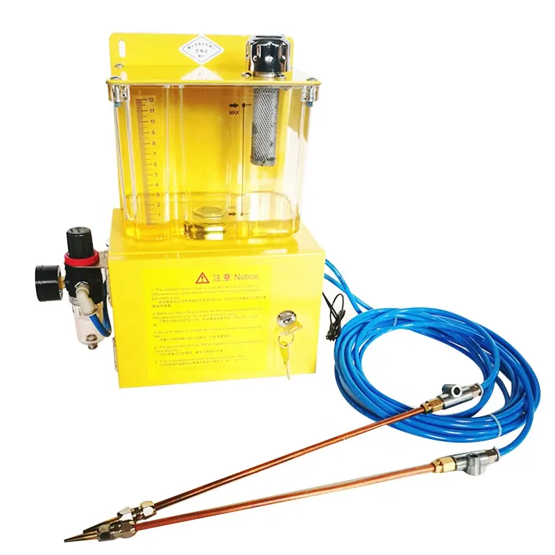 MQL Pneumatic lubricant air pump Cooling oil mist lubrication system for Micro-lubrication sprayer