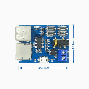 Scheda di decodifica mp3 lossless viene fornito con amplificatore di potenza mp3 modulo mp3 decodificatore TF card U disk decodifica player - Product Image 3