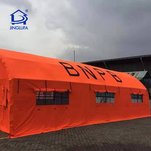 Dayanıklı tuval PVC Oxford kumaş ile yapılan özelleştirilmiş kemerli afet yardım çadırları - Product Image 6