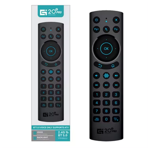 2.4G kablosuz uzaktan kumanda hareket algılama hava fare G20BTS artı BT5.0 sürüm ses asistanı uzaktan kumanda arka ışık - Product Image 1