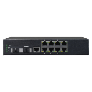 8 יציאת RJ45 <span class=keywords><strong>Ethernet</strong></span> כדי סיבים אופטי מדיה ממיר