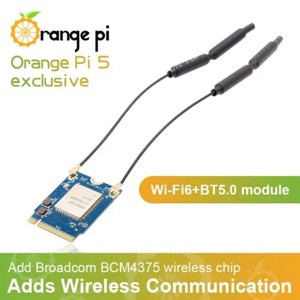 WiFi-Modul für Orange Pi 5 Board Orangepi 5 Wi-Fi6 + BT 5.0 Modul - Product Image 2