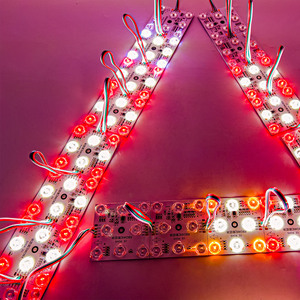 Заводская цена RGBW 8 светодиодных модулей 24 В 1824 DMX512 IC квадрат для рекламы потолочный световой короб - Product Image 4