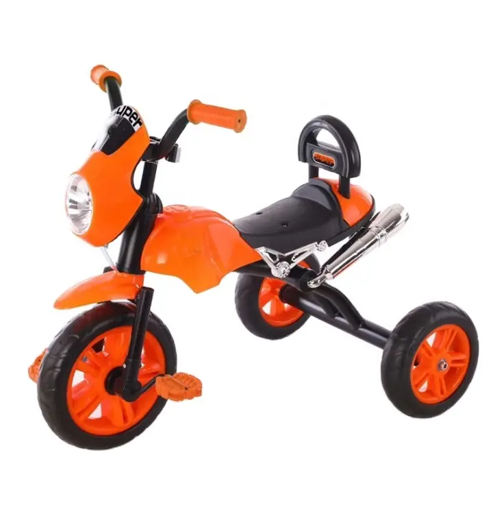 Triciclo musicale per bambini più recente/3 ruote giro elettrico per bambini su macchinina per bambini da 2 a 4 anni con luce fredda