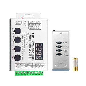 TM1803 TM1809 UCS1903 DC5-24V RFリモート新バージョンHC008フルカラーマジックピクセルSPIワイヤレス音楽リモートコントローラ - Product Image 2