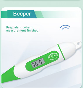 Flexible Tip Waterproof Digital Veterinary Clinical <strong>Thermometer</strong> Poultry Veterinary <strong>Thermometer</strong> for Animals <strong>Memory</strong> <strong>Function</strong> - Product Image 5