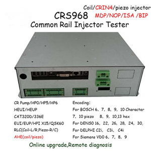 Prueba de inyector Common Rail CRS968 con QR IQA para Bosch CAT HEUI EUI Denso EDC Pump Common Rail Software Controller Tester - Product Image 3