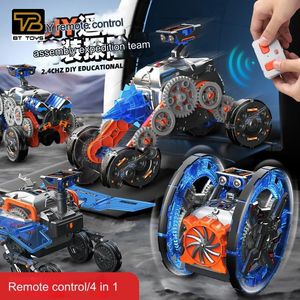 LehooToys4Combined1 DIY 4WDSmart Robot Remote Control Car Kit Rod Smart <strong>Programming</strong> Robot Kids Remote Control Car - Product Image 2