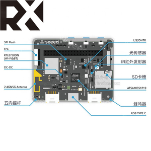 TZ 2.4G 5G Wio terminale ATSAMD51 RTL8720DN BT Core 5.0 Dual Band WIFI scheda di sviluppo con Realtek - Product Image 2