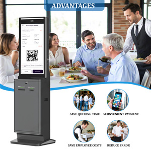 Quiosco de gestión de colas multifuncional con lector de tarjetas y pantalla de números para instalaciones de servicio público - Product Image 4