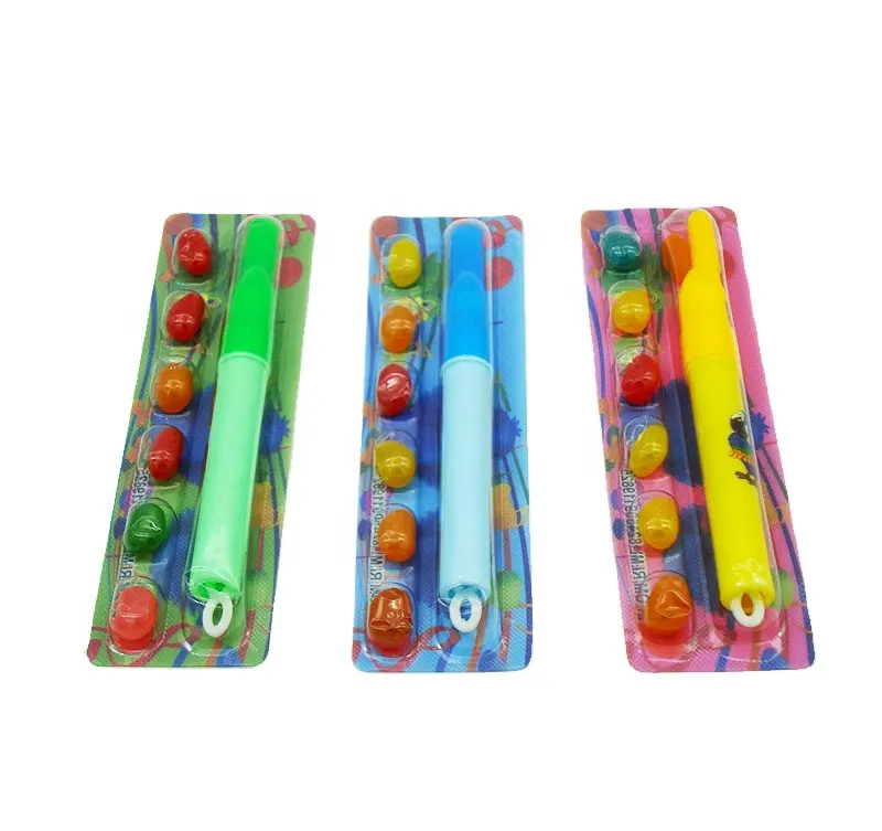لعبة من البلاستيك الطريف متعددة الألوان لحلوى الناي الصافرة ولسحب الحلوى