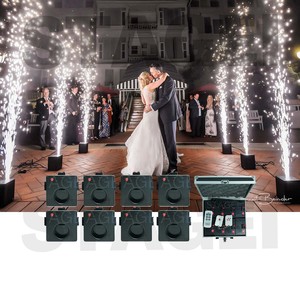 Stageli 8 ipuçları uzaktan kumanda soğuk çeşme tabanı havai fişek makinesi piroteknik ateşleme sistemi - Product Image 3