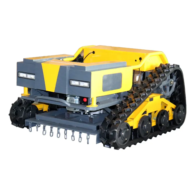 YANUO alta calidad CE aprobado cortacésped Caterpillar cortacésped agrícola eléctrico control remoto AI robot cortacésped