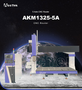 新材料5轴数控1325 1530 2030工作台移动5轴数控雕刻机HDPE塑料实木 - Product Image 5