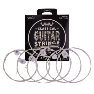Cuerdas de guitarra clásica Instrumento musical Cuerda de nylon Cuerdas de guitarra antioxidantes 6PCs - Product Image 1