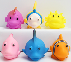 6PC Colorful Whistle Ball Set Assorted Shapes &amp; Sizes Fun Party Favors for Kids 3+ Model Toy <strong>Header</strong> Bag Pack - Product Image 5