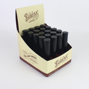 Caja de papel personalizada de MOQ bajo, caja de cartón corrugado pre roll, caja de embalaje de muestra, caja de papel de exhibición - Product Image 1