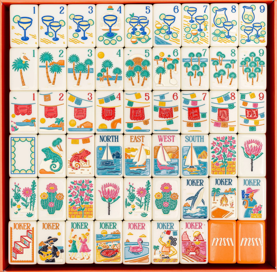 Azulejo Baja Mahj naranja