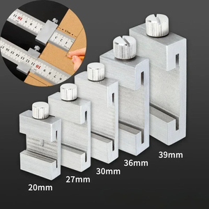 New kim loại Thợ Mộc Mộc vuông gỗ công cụ làm việc mộc thép cai trị định vị giới hạn khối đo Mark Gauge - Product Image 4