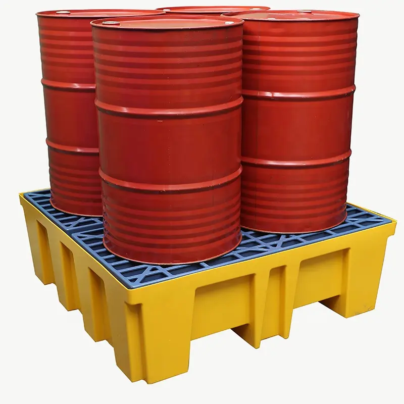 Ibc Spill Containment Pallet Container Palllet Pallets 55 Gallon Drum Recycled Material Twin Outdoor Top Cover Spill Pallet