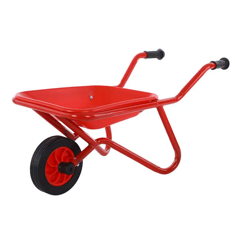 Movimento robusto Creche bambini triciclo uomo potenza bambini veicolo carriola carrello a ruota singola per gioco di sabbia